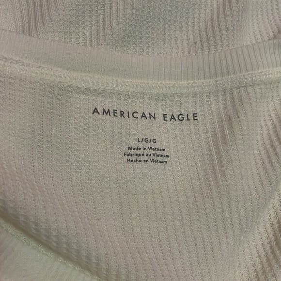 American Eagle white cropped top - Picture 3 of 3